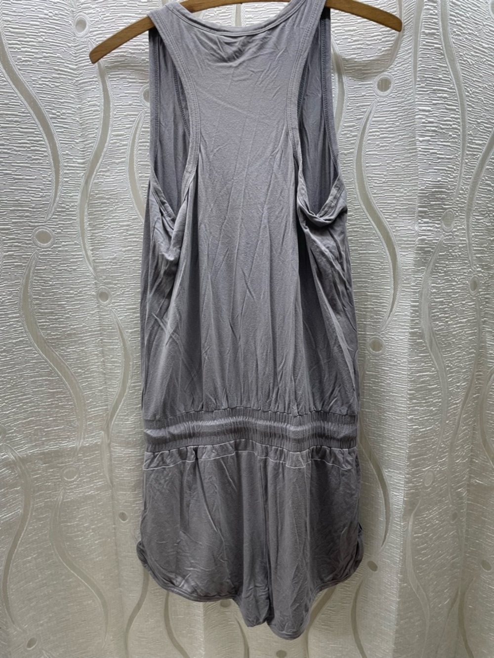 Industry Romper Womens P/S Gray Good Sporty Sleeveless Drawstring Jersey Knit‎ - Picture 6 of 6